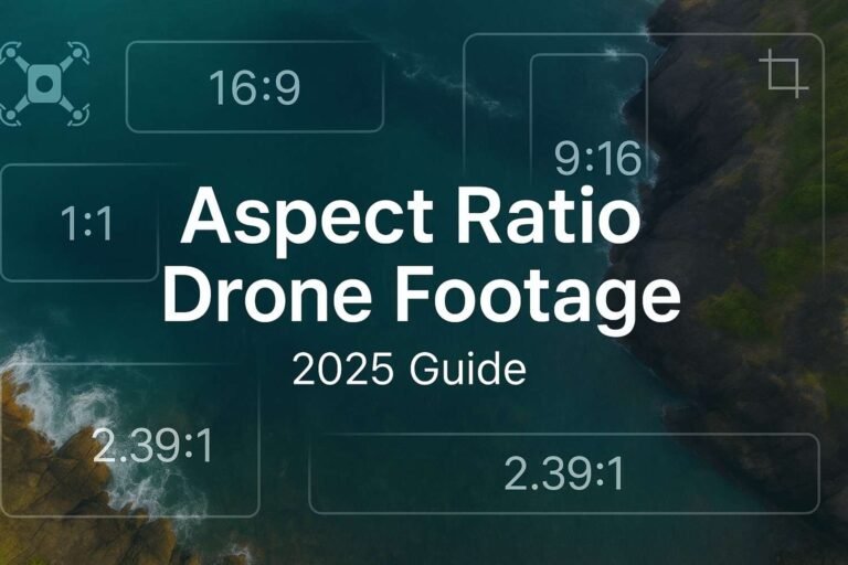 Aspect ratio drone footage guide