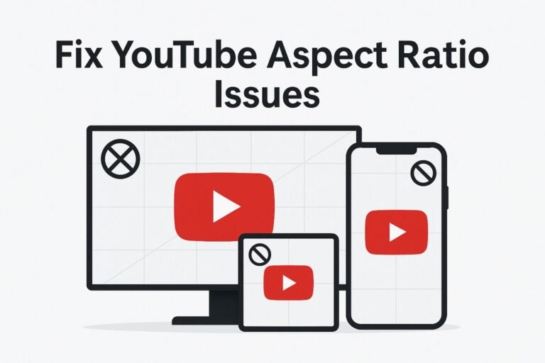 YouTube aspect ratio fix — no black bars