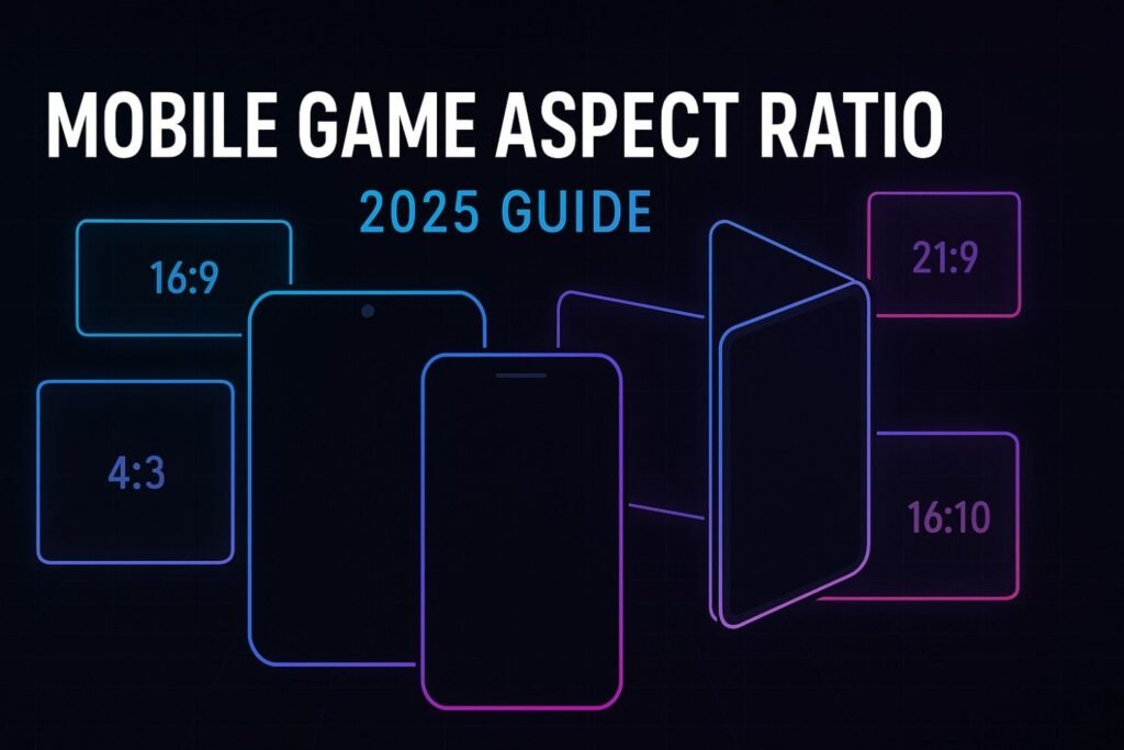 Mobile game aspect ratio on phone screens