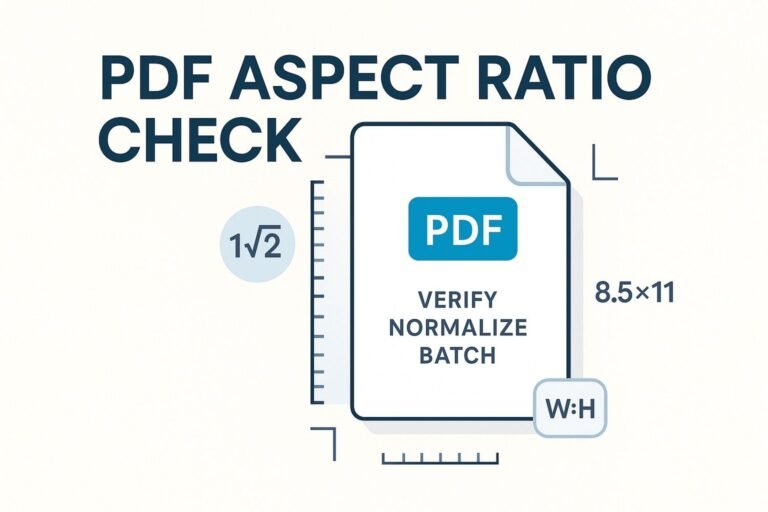 Clean graphic of PDF pages with aspect-ratio markers